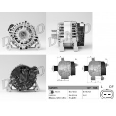 ALTERNATÖR ŞARZ DİNAMO  ( 207+301+307=PEUGEOT )( C-ELYSEE+C2+C3 )