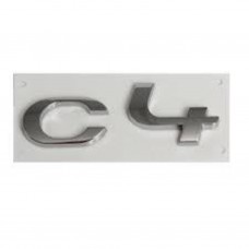 CİTROEN C4  II -  ( C4  YAZISI ve ÇAVUŞ ARMASI ) BAGAJ KAPUTU 