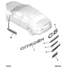 CİTROEN C5  III    CİTROEN YAZISI BAGAJ KAPUTU-  8665YS