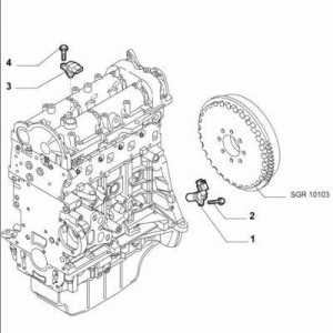 FİAT ALBEA  1,3  KRANK DEVİR VOLAN SENSÖRÜ    73502752