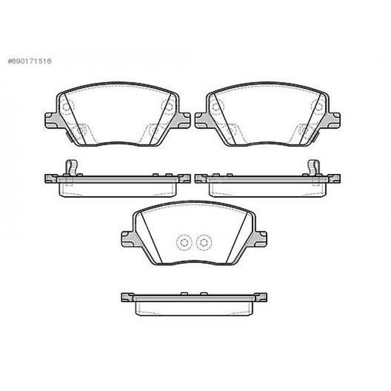Fiat Egea Ön Fren Balata Takımı 1,3/1,4/1,6 77367910 Fiat Egea Ön Fren Balata Takımı 1,3/1,4/1,6 77367910