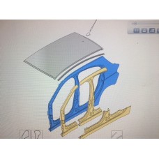 FIAT EGEA SEDAN SAĞ YAN SAC ARKA ÇAMURLUK İÇİNDE  52068580