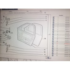FIAT ALBEA    SOL ÖN KAPI SACI       46466029