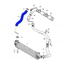 INTERCOOLER TURBO HORTUMU VOLVO V40 D2 1.6 Diesel (2012-2021) OE :31293717