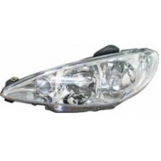PEUGEOT 206  E.M. SAĞ FAR PARABOLİK  ORJİNAL                6205.S7