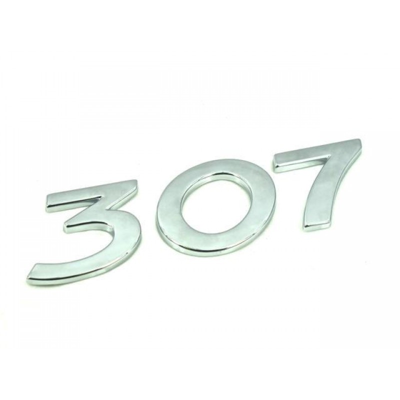 PEUGEOT 307 ARKA BAGAJ KAPUTU ÜZERİ 307 YAZISI     8665C1