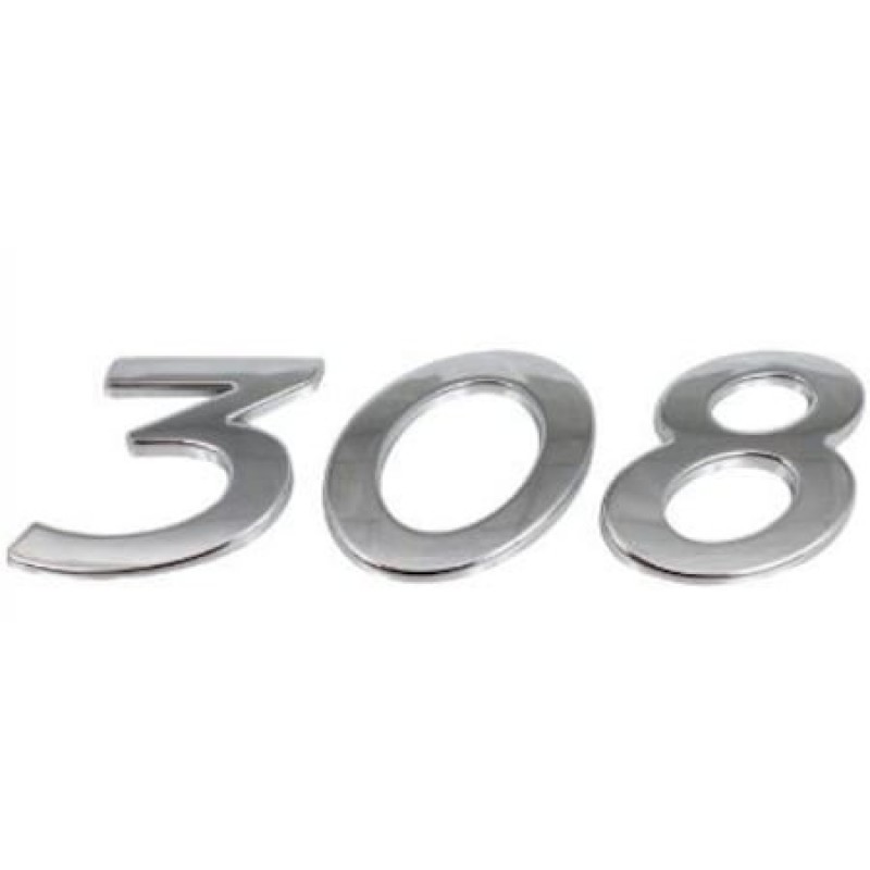 PEUGEOT   308  ( 308 ve  PEUGEOT )  YAZI  - İKİLİ YAZI  SETİDİR