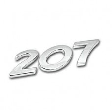 PEUGEOT 207 -  BAGAJ KAPUTU  ÜZERİ 207  YAZISI    8665.PV