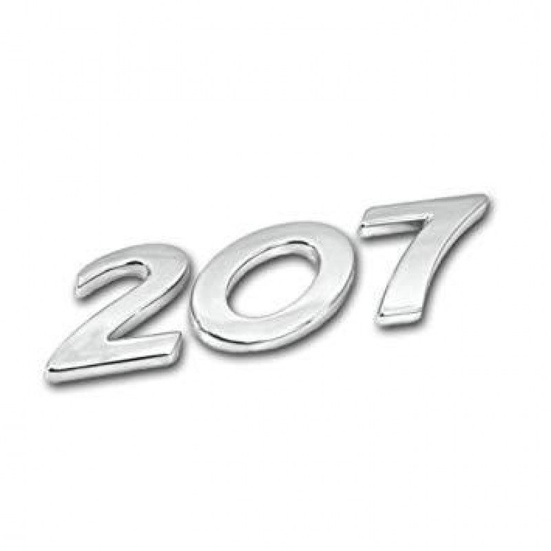 PEUGEOT 207 -  BAGAJ KAPUTU  ÜZERİ 207  YAZISI    8665.PV