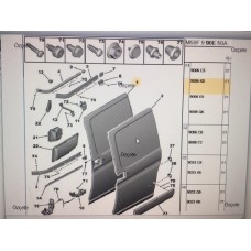 PEUGEOT PARTNER BERLİNGO SOL SURGULU KAPI CAMLI ŞİFRE DELİKSİZ 9006.K8