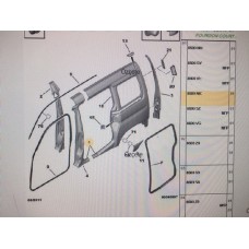 PEUGEOT SOL YAN DUVAR SACI CAMLI TEK KAPILI PARTNER BERLİNGO 8500.NK